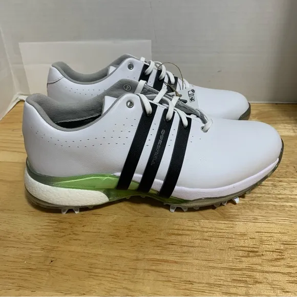 adidas Women’s TOUR360 24 Boost Golf Shoes IF0259 New white black green Size 7‎