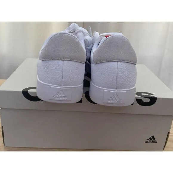 adidas Women’s VL Court 3.0 Tennis Shoes Sneakers Sz 8.5 White Dark Blue