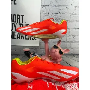 Adidas X Crazyfast   FG Soccer Cleats Mens 13 Orange White Football Shoes NEW