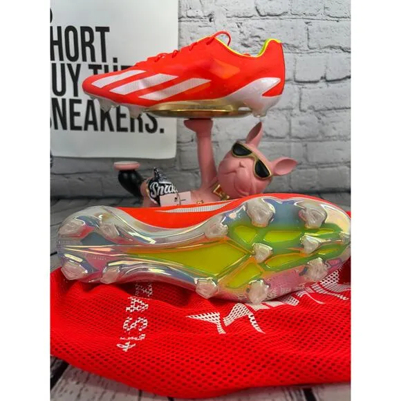 Adidas X Crazyfast   FG Soccer Cleats Mens 13 Orange White Football Shoes NEW