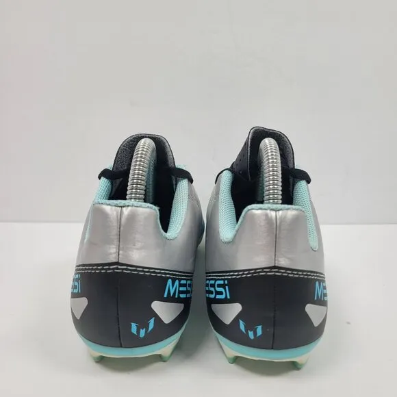 Adidas X Crazyfast MESSI.4 Men's Silver Blue Cleats IE4071 US Size 5