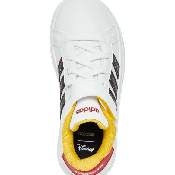 Adidas x Disney Kids Mickey Mouse Grand Court Sneakers Size 3 NIB NEW