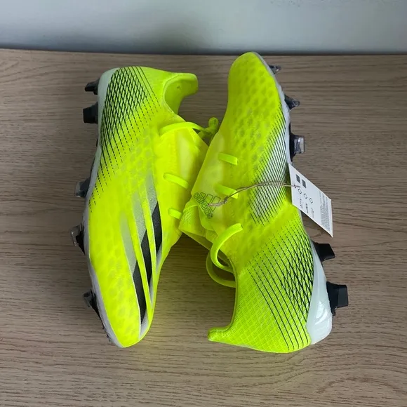 ADIDAS X GHOSTED.2 FG AG SOCCER CLEATS SHOES YELLOW - MENS SIZE 7
