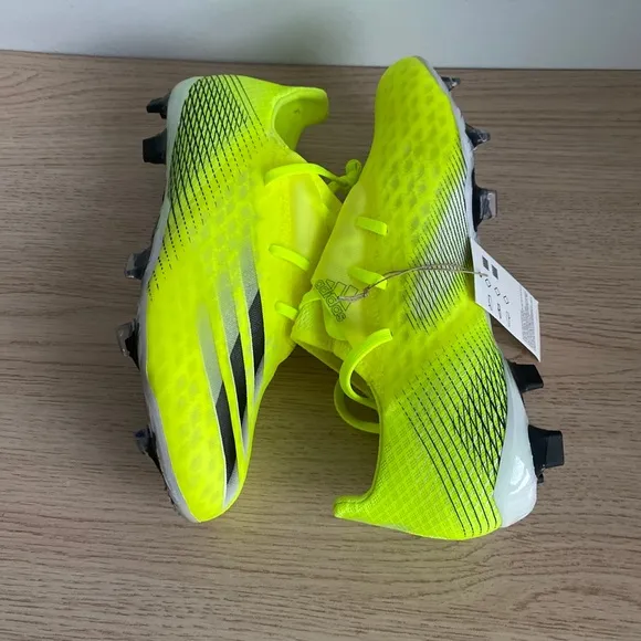 ADIDAS X GHOSTED.2 FG AG SOCCER CLEATS SHOES YELLOW - MENS SIZE 7