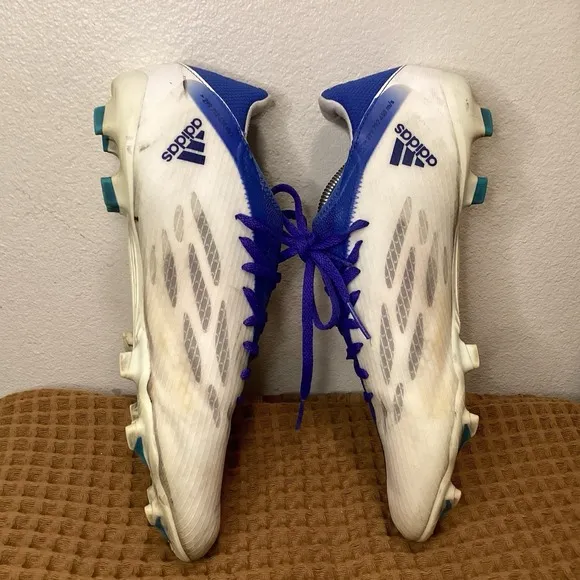 Adidas X Speedflow .3 Mens Sz 12 Blue White Soccer Cleats Shoes GW7480 S153