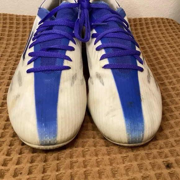 Adidas X Speedflow .3 Mens Sz 12 Blue White Soccer Cleats Shoes GW7480 S153