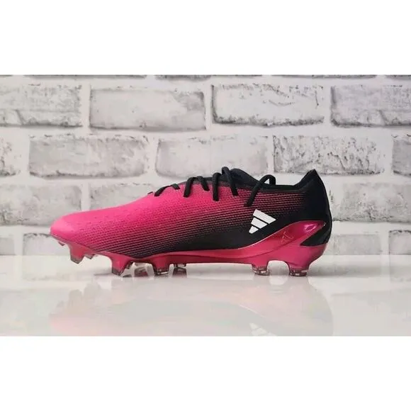 Adidas X Speedportal.1 FG Pink Black Soccer Cleats GZ5108 Size: M6.5/W7.5