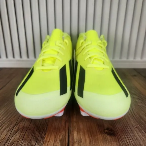 Adidas X Crazyfast Club FxG IG0618 Mens Size 9.5 Yellow Athletic Soccer Cleats