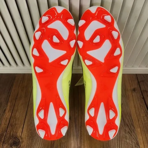 Adidas X Crazyfast Club FxG IG0618 Mens Size 9.5 Yellow Athletic Soccer Cleats