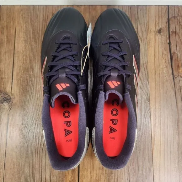 Adidas Copa Pure 2 League FG Mens Sz 11.5 Purple Silver Low Soccer Cleats IG8716