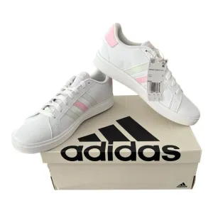 Adidas Grand Court 2.0 Big Kids Youth Size 6 IH4886 White Pink Green