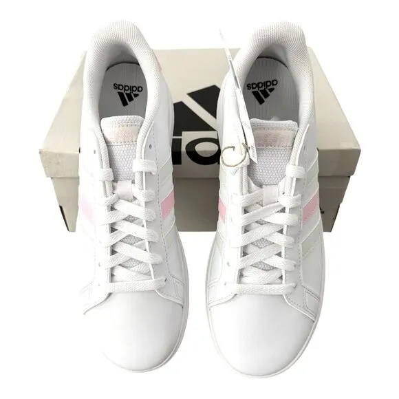 Adidas Grand Court 2.0 Tennis Shoes Big Kids Youth Size 6 IH4886 White