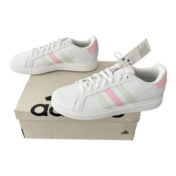 Adidas Grand Court 2.0 Tennis Shoes Big Kids Youth Size 6 IH4886 White