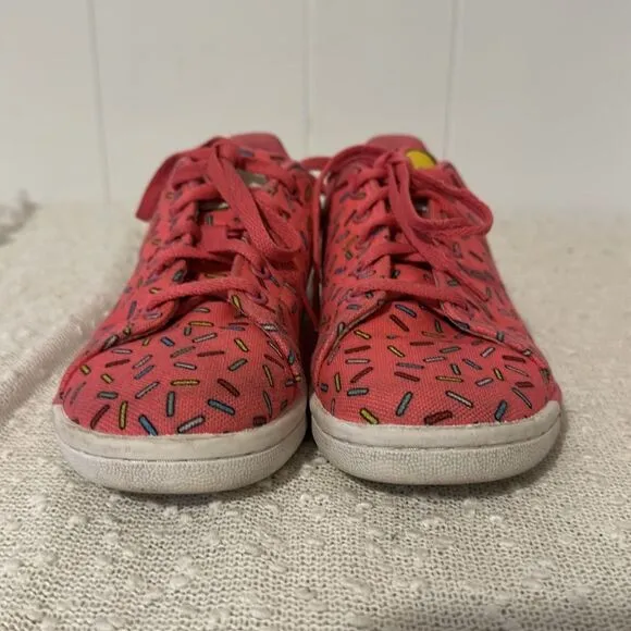 ADIDAS The Simpsons x Stan Smith J 'Donut Sprinkles Shoes Sneakers Kid's size 13