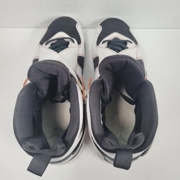 Air Jordan 8 Retro LS 2007 Men's White Black Toes Shoes 317258 104 US Size 11