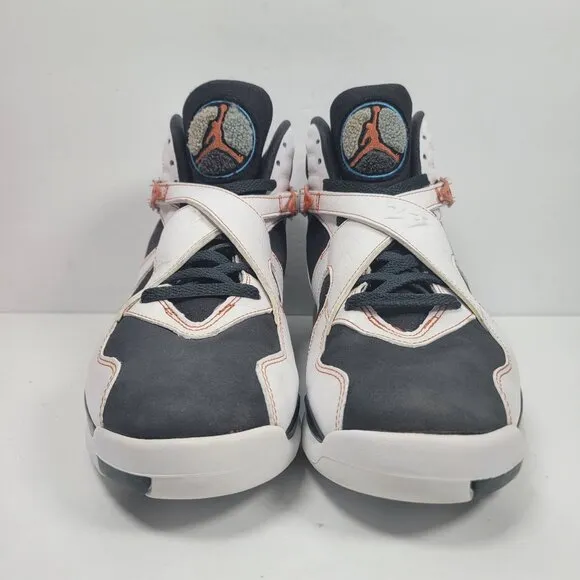 Air Jordan 8 Retro LS 2007 Men's White Black Toes Shoes 317258 104 US Size 11
