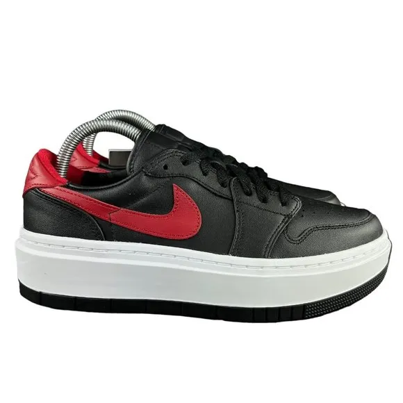 Air Jordan Women's 1 Elevate Low Black Gym Red White Shoes DH7004-061 Sizes 7-9