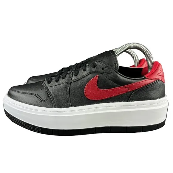 Air Jordan Women's 1 Elevate Low Black Gym Red White Shoes DH7004-061 Sizes 7-9