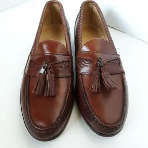 Allen Edmonds Men's 9C Loafer Tassel Leather Shoes