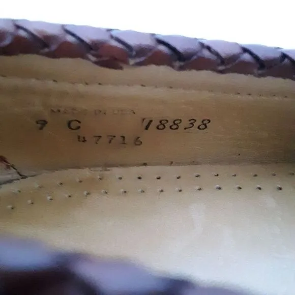 Allen Edmonds Men's 9C Loafer Tassel Leather Shoes