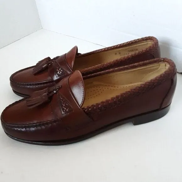 Allen Edmonds Men's 9C Loafer Tassel Leather Shoes