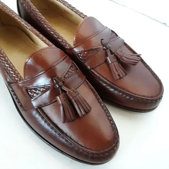Allen Edmonds Men's 9C Loafer Tassel Leather Shoes