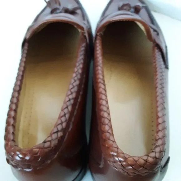 Allen Edmonds Men's 9C Loafer Tassel Leather Shoes