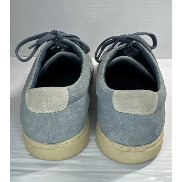 Allen Edmonds Men’s Canal Court Low Top Sneakers Suede Lace Up Shoes Blue Sz 9.5