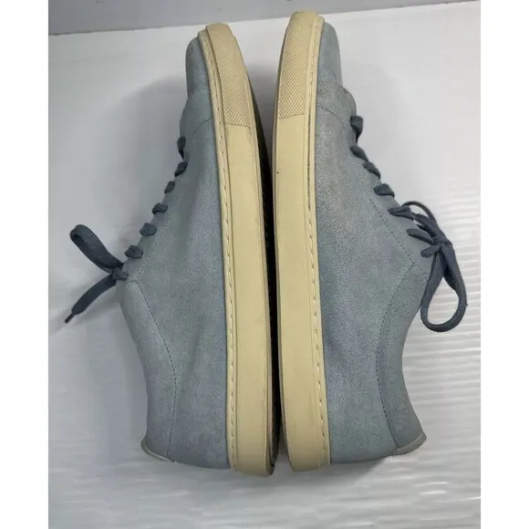 Allen Edmonds Men’s Canal Court Low Top Sneakers Suede Lace Up Shoes Blue Sz 9.5