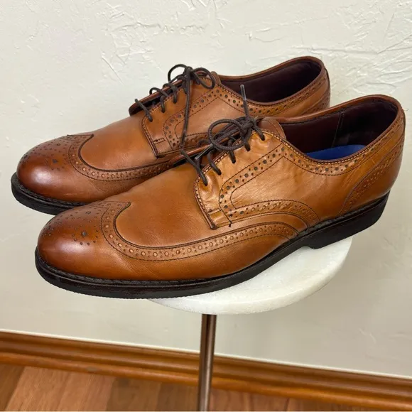 ALLEN EDMONDS‎ Road Warrior Lax Derby Leather Shoes Men's Brown Dress Oxford 12
