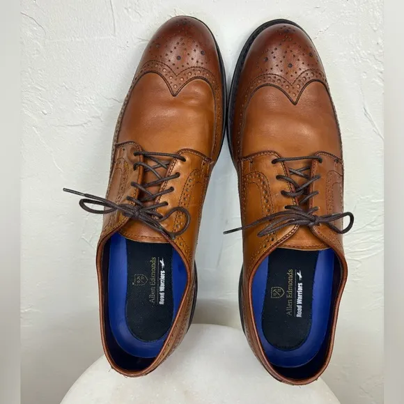 ALLEN EDMONDS‎ Road Warrior Lax Derby Leather Shoes Men's Brown Dress Oxford 12