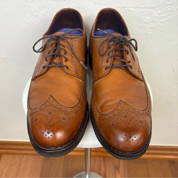 ALLEN EDMONDS‎ Road Warrior Lax Derby Leather Shoes Men's Brown Dress Oxford 12