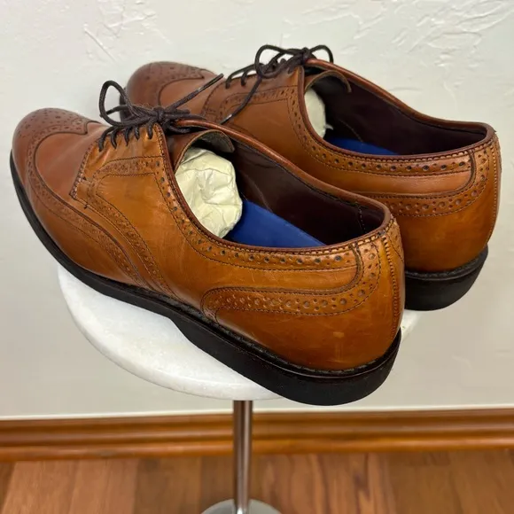 ALLEN EDMONDS‎ Road Warrior Lax Derby Leather Shoes Men's Brown Dress Oxford 12