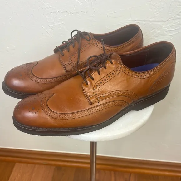 ALLEN EDMONDS‎ Road Warrior Lax Derby Leather Shoes Men's Brown Dress Oxford 12