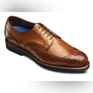 ALLEN EDMONDS‎ Road Warrior Lax Derby Leather Shoes Men's Brown Dress Oxford 12