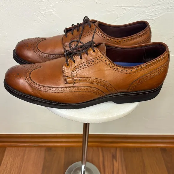 ALLEN EDMONDS‎ Road Warrior Lax Derby Leather Shoes Men's Brown Dress Oxford 12