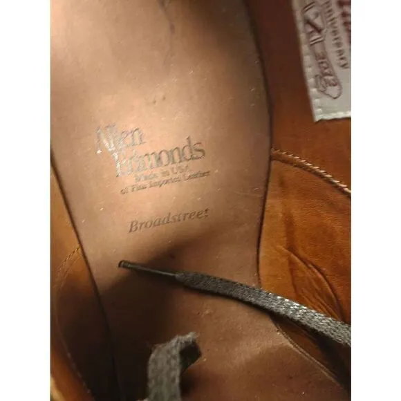Allen Edmonds Spectator Broadstreet Brown White Leather Wingtip Men's Size 12