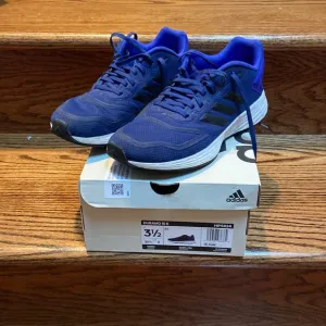 Almost New Hard to Find Royal Blue Adidas Duramo 10 Running Sneakers for Kids