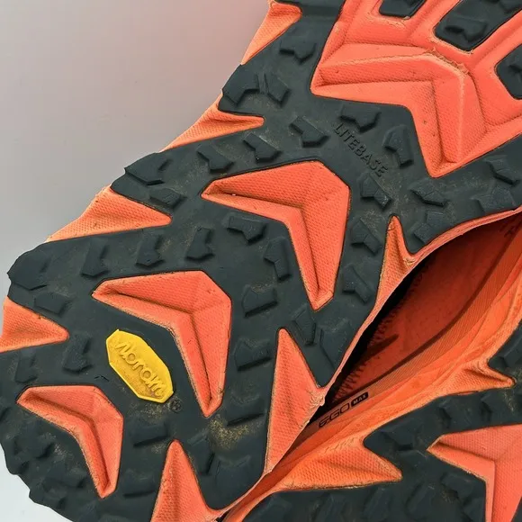 Altra Mont Blanc Trail Running Shoes Mens Size 10 Vibram Orange ALOA547K602
