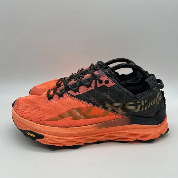 Altra Mont Blanc Trail Running Shoes Mens Size 10 Vibram Orange ALOA547K602