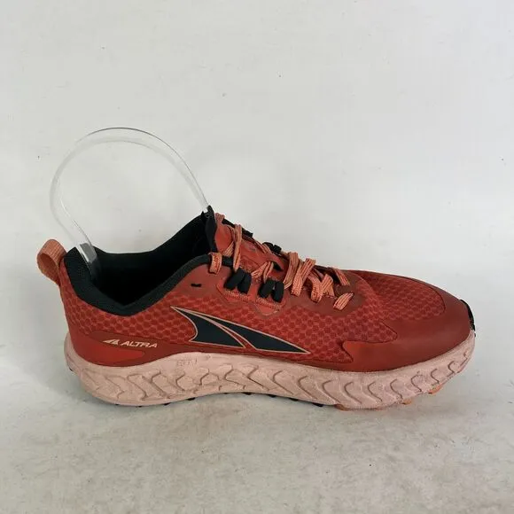 Altra Outroad Sneaker Women's 6.5 Red Orange Trail Running Shoes AL0A7R72680