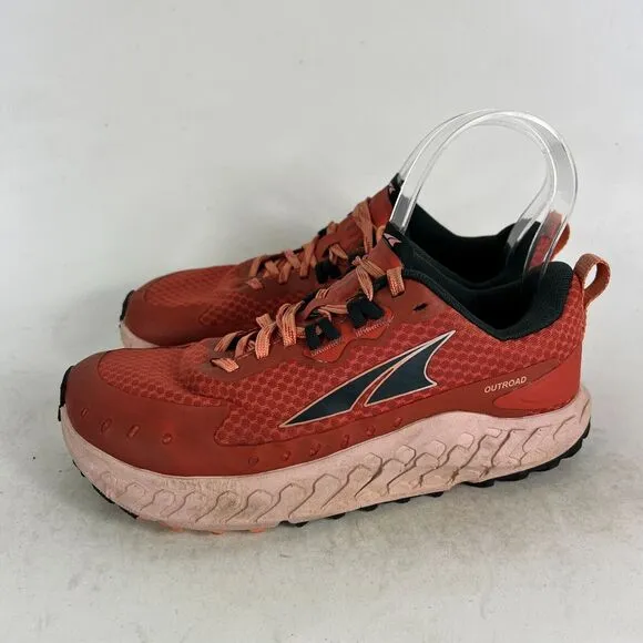 Altra Outroad Sneaker Women's 6.5 Red Orange Trail Running Shoes AL0A7R72680
