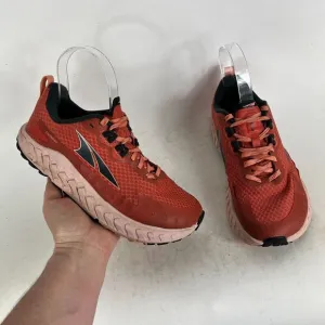 Altra Outroad Sneaker Women's 6.5 Red Orange Trail Running Shoes AL0A7R72680
