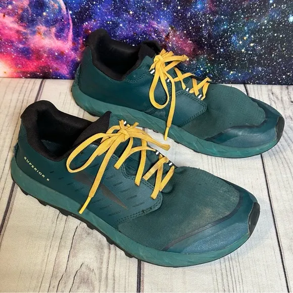 Altra Superior 5 Men Sz 12.5 Hunter Green Athletic Running Trail Hiking Shoes