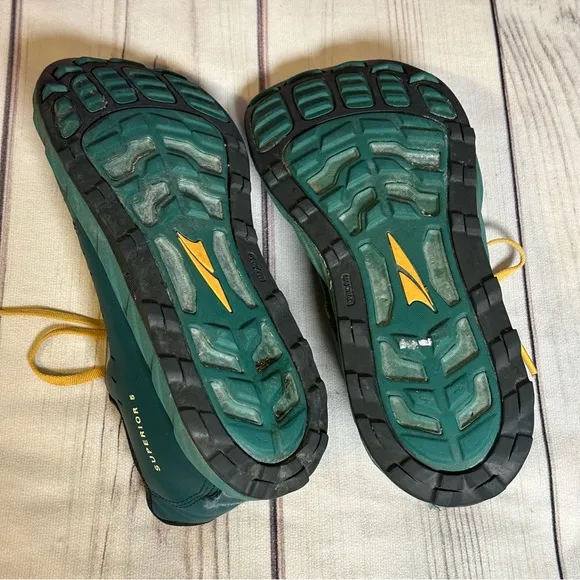 Altra Superior 5 Men Sz 12.5 Hunter Green Athletic Running Trail Hiking Shoes