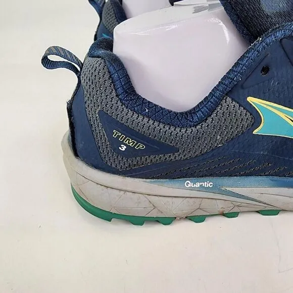 ALTRA TIMP 3 Trail Running Shoes US 9.5 Women's Blue Athletic Sneakers