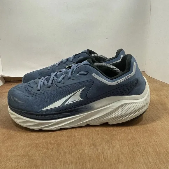 Altra Via Olympus Shoes Mens Size 12 Blue Running Walking Trail Gym AL0A82BW419