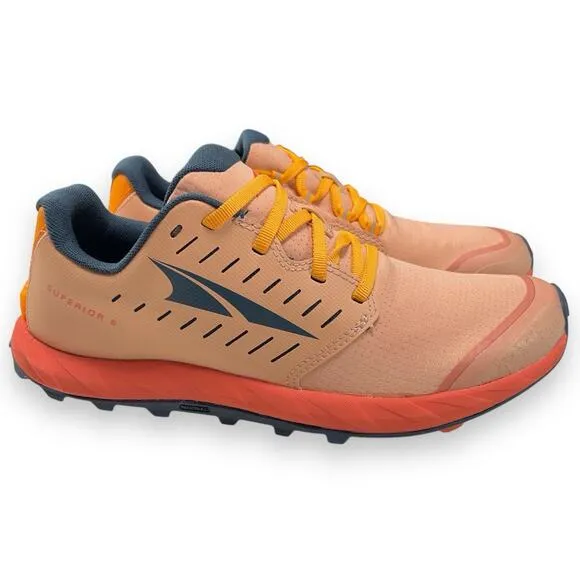 ALTRA Womens Superior 5 Size 9 Trail Hiking Running Shoes Dusty Pink