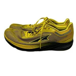 ALTRA Men's AL0A7R6Y Rivera 3 Road Running Shoe, Gray/Yellow - size 10.5