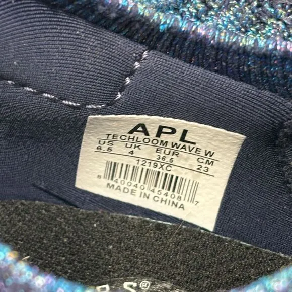 APL Athletic Propulsion Labs Techloom‎ Wave Women's 6.5 Sneaker Blue Green Rare